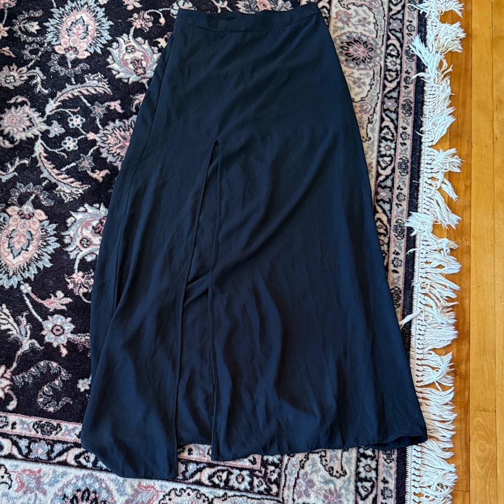 Show Me Your MuMu Black Maxi Skirt